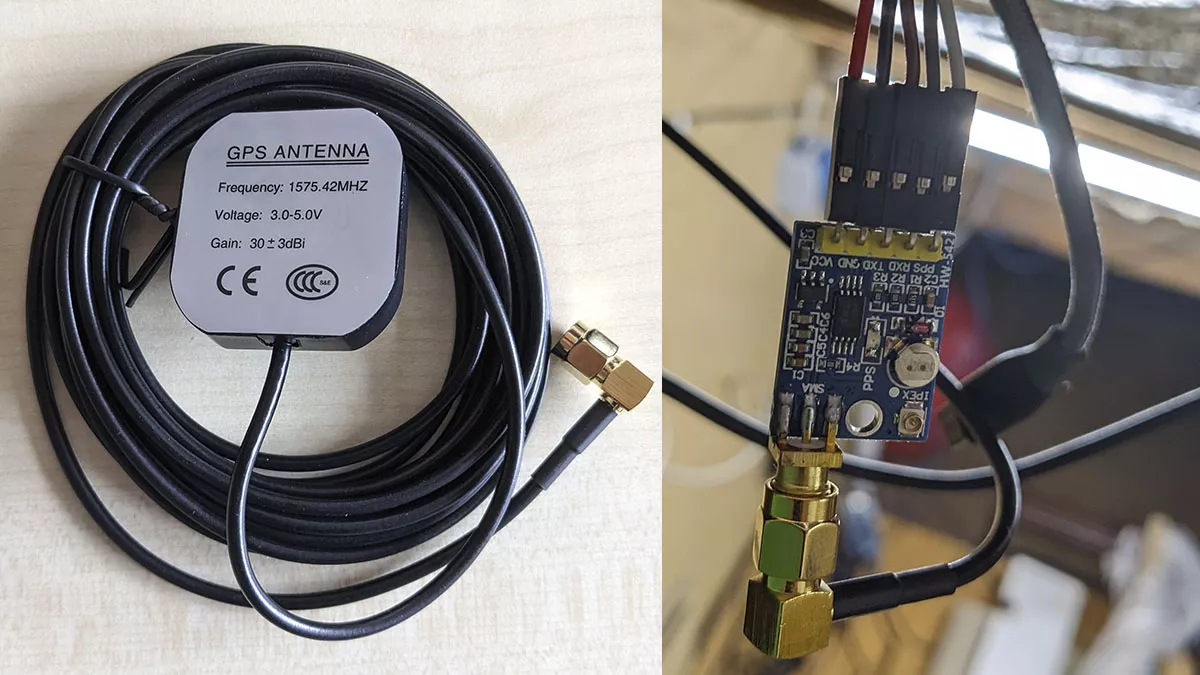 GPS antenna and module